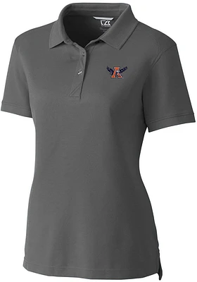 Cutter and Buck Auburn Tigers Womens Vault Advantage Short Sleeve Polo Shirt