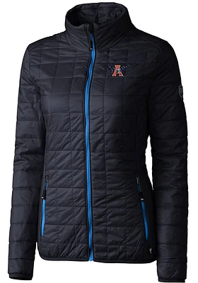 Cutter and Buck Auburn Tigers Womens Navy Blue Vault Rainier PrimaLoft Filled Jacket