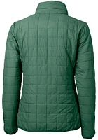 Cutter and Buck Baylor Bears Womens Green Rainier PrimaLoft Puffer Filled Jacket