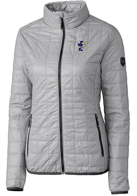 Cutter and Buck Kansas Jayhawks Womens Vault Rainier PrimaLoft Puffer Filled Jacket