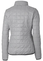 Cutter and Buck Mississippi State Bulldogs Womens Grey Vault Rainier PrimaLoft Filled Jacket