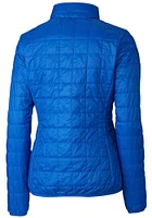 Cutter and Buck Ole Miss Rebels Womens Blue Rainier PrimaLoft Puffer Filled Jacket