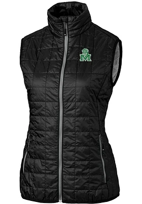 Cutter and Buck Marshall Thundering Herd Womens Rainier PrimaLoft Puffer Vest
