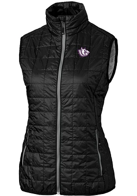 Cutter and Buck TCU Horned Frogs Womens Vault Rainier PrimaLoft Puffer Vest