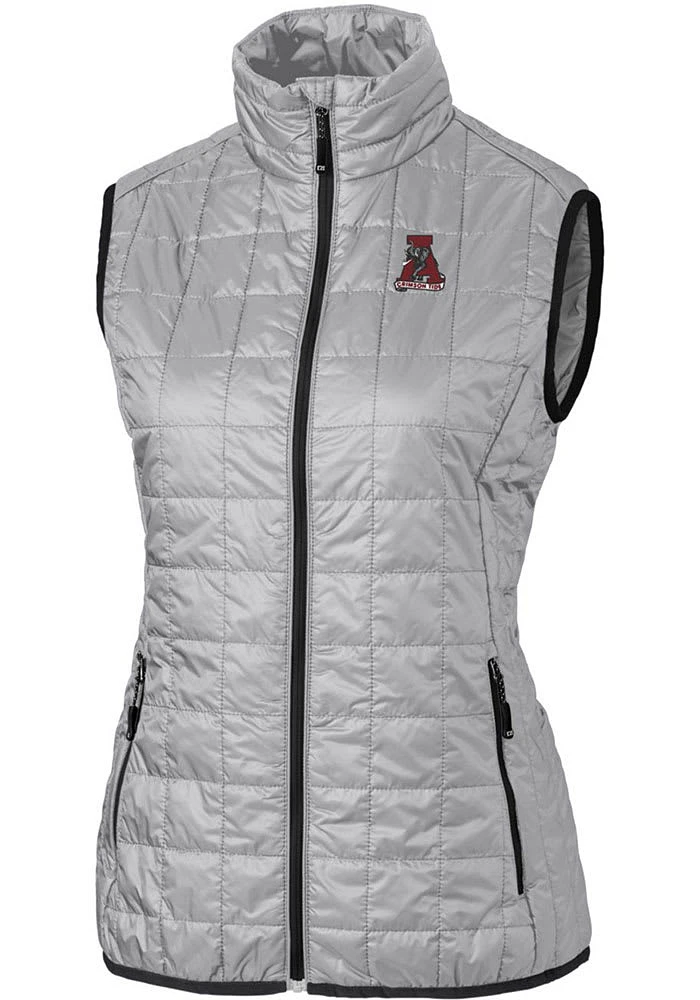 Cutter and Buck Alabama Crimson Tide Womens Vault Rainier PrimaLoft Puffer Vest