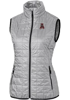 Cutter and Buck Alabama Crimson Tide Womens Vault Rainier PrimaLoft Puffer Vest