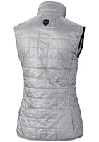 Cutter and Buck Fresno State Bulldogs Womens Grey Vault Rainier PrimaLoft Vest