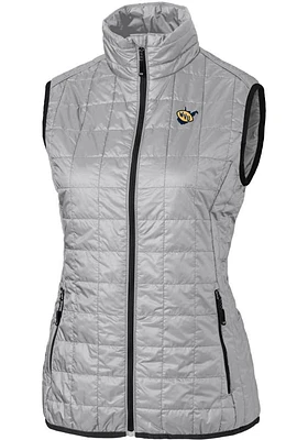 Cutter and Buck West Virginia Mountaineers Womens Rainier PrimaLoft Puffer Vest