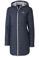 Cutter and Buck Old Dominion Monarchs Womens Grey Rainier Primaloft Long Filled Jacket