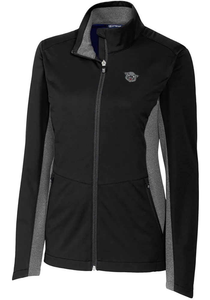 Cutter and Buck Cincinnati Bearcats Womens Black Vault Navigate Softshell Light Weight Jacket