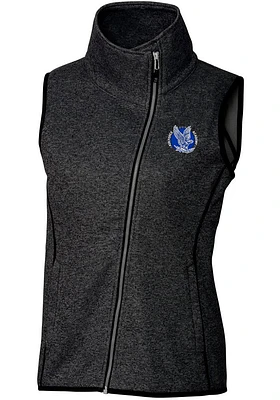 Cutter and Buck Air Force Falcons Womens Grey Vault Mainsail Asymmetrical Vest