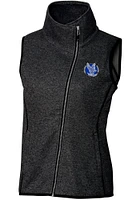 Cutter and Buck Air Force Falcons Womens Grey Vault Mainsail Asymmetrical Vest