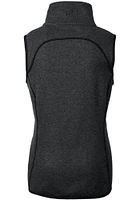 Cutter and Buck Baylor Bears Womens Grey Vault Mainsail Asymmetrical Vest