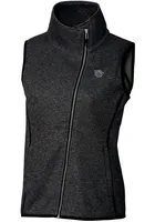 Cutter and Buck Cincinnati Bearcats Womens Grey Vault Mainsail Asymmetrical Vest