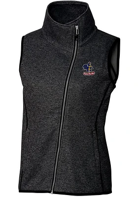 Cutter and Buck Delaware Fightin' Blue Hens Womens Grey Vault Mainsail Asymmetrical Vest