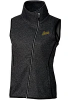 Cutter and Buck George Mason University Womens Grey Vault Mainsail Asymmetrical Vest