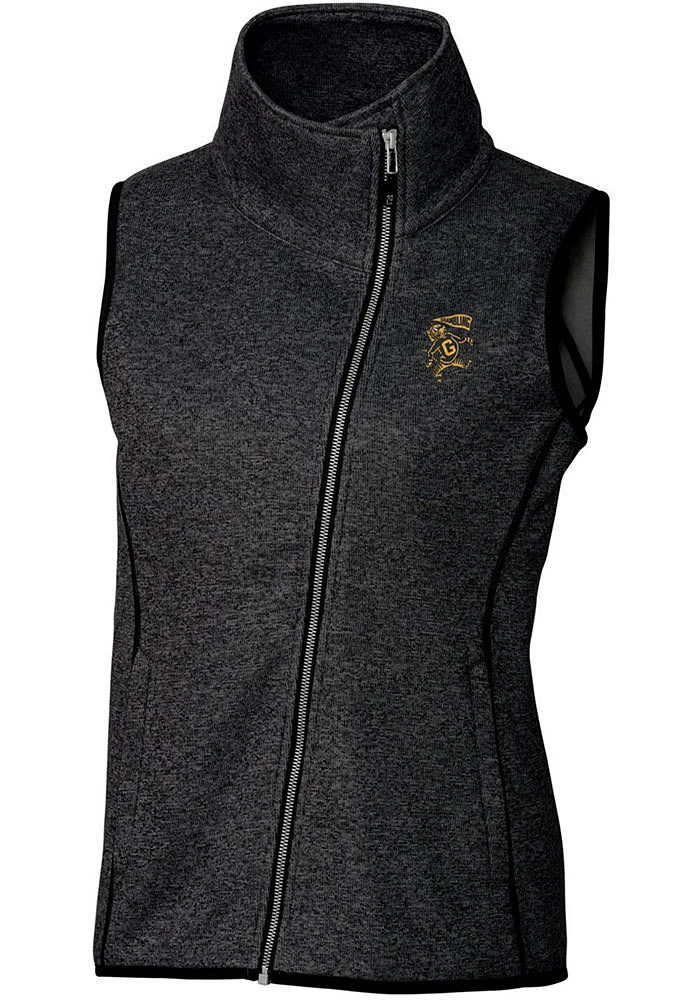 Cutter and Buck Grambling State Tigers Womens Grey Vault Mainsail Asymmetrical Vest
