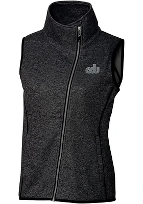 Cutter and Buck Old Dominion Monarchs Womens Grey Vault Mainsail Asymmetrical Vest