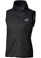 Cutter and Buck Old Dominion Monarchs Womens Grey Vault Mainsail Asymmetrical Vest
