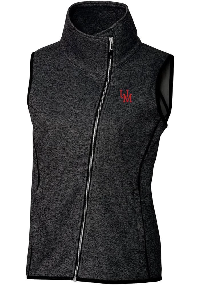 Cutter and Buck Ole Miss Rebels Womens Grey Vault Mainsail Asymmetrical Vest