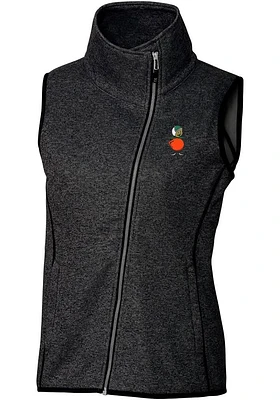 Cutter and Buck UCF Knights Womens Grey Vault Mainsail Asymmetrical Vest