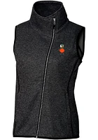 Cutter and Buck UCF Knights Womens Grey Vault Mainsail Asymmetrical Vest