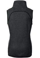 Cutter and Buck Villanova Wildcats Womens Grey Vault Mainsail Asymmetrical Vest