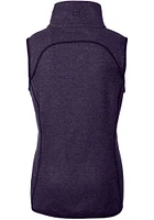 Womens Northwestern Wildcats Purple Cutter and Buck Vault Mainsail Asymmetrical Vest