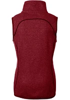 Cutter and Buck Alabama Crimson Tide Womens Red Vault Mainsail Asymmetrical Vest
