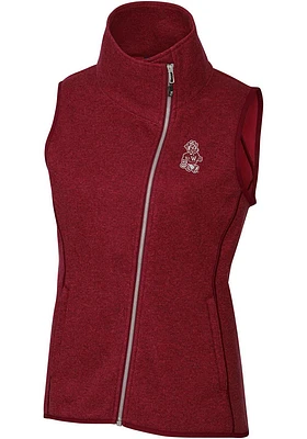 Cutter and Buck Washington State Cougars Womens Vault Mainsail Asymmetrical Vest