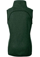 Cutter and Buck Baylor Bears Womens Green Mainsail Vest