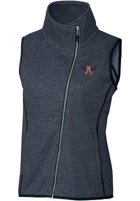 Cutter and Buck Auburn Tigers Womens Navy Blue Vault Mainsail Asymmetrical Vest