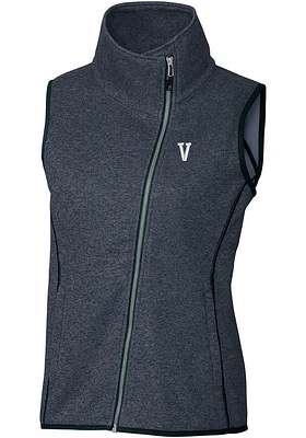 Cutter and Buck Villanova Wildcats Womens Navy Blue Vault Mainsail Asymmetrical Vest