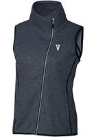 Cutter and Buck Villanova Wildcats Womens Navy Blue Vault Mainsail Asymmetrical Vest