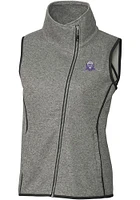Cutter and Buck Northwestern Wildcats Womens Vault Mainsail Asymmetrical Vest