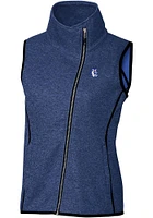 Cutter and Buck Fresno State Bulldogs Womens Blue Mainsail Vest