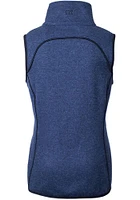 Cutter and Buck Ole Miss Rebels Womens Blue Mainsail Vest