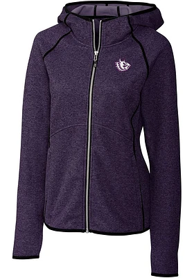 Cutter and Buck TCU Horned Frogs Womens Purple Vault Mainsail Medium Weight Jacket