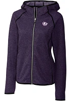 Cutter and Buck TCU Horned Frogs Womens Purple Vault Mainsail Medium Weight Jacket