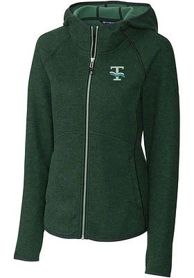 Cutter and Buck Tulane Green Wave Womens Vault Mainsail Medium Weight Jacket