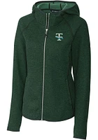 Cutter and Buck Tulane Green Wave Womens Vault Mainsail Medium Weight Jacket
