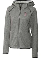 Cutter and Buck Mississippi State Bulldogs Womens Grey Vault Mainsail Medium Weight Jacket