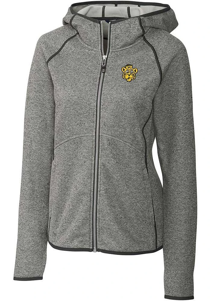 Cutter and Buck Missouri Tigers Womens Grey Mainsail Medium Weight Jacket