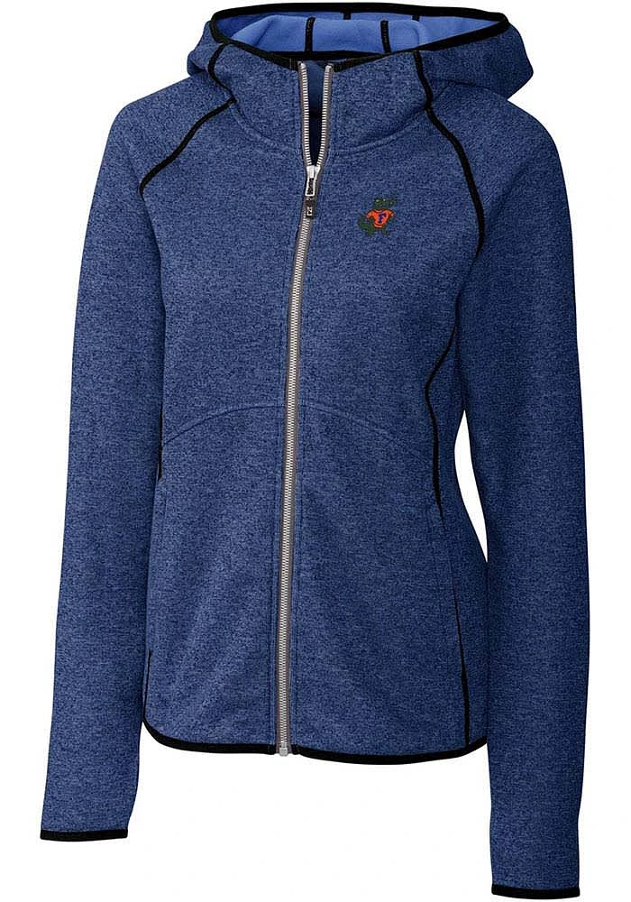 Cutter and Buck Florida Gators Womens Blue Mainsail Medium Weight Jacket