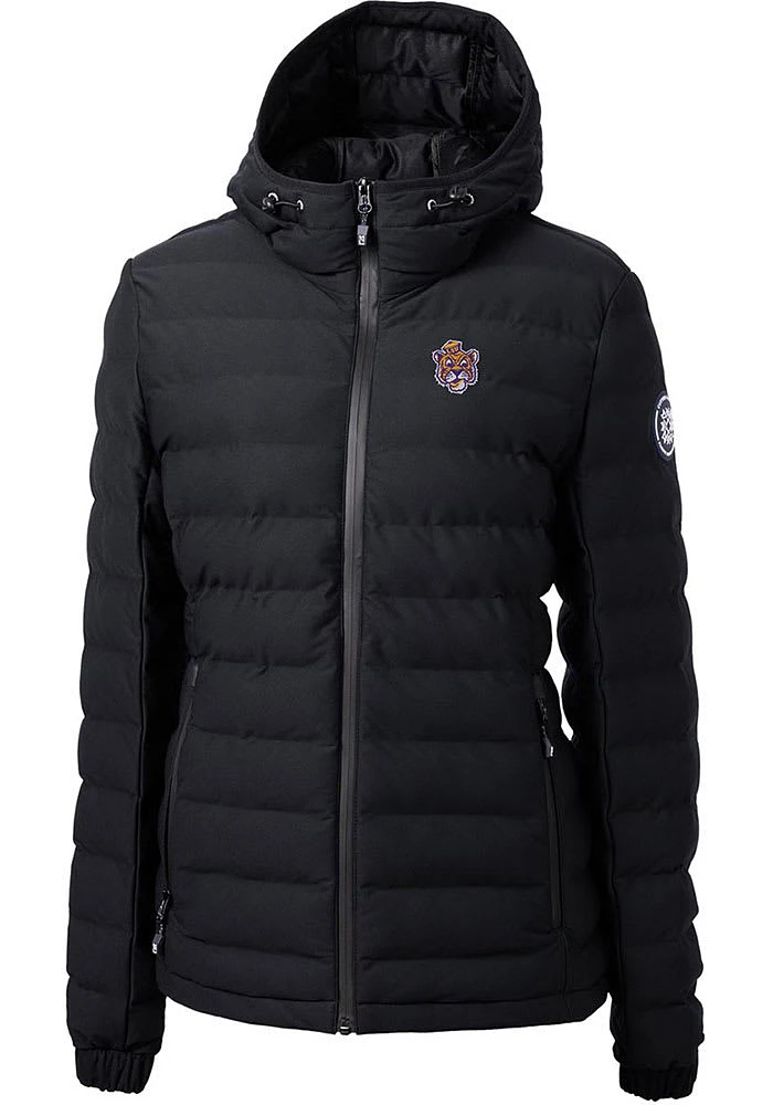 Cutter and Buck LSU Tigers Womens Black Vault Mission Ridge Repreve Filled Jacket
