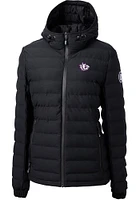 Cutter and Buck TCU Horned Frogs Womens Black Vault Mission Ridge Repreve Filled Jacket
