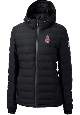 Cutter and Buck Washington State Cougars Womens Black Vault Mission Ridge Repreve Filled Jacket