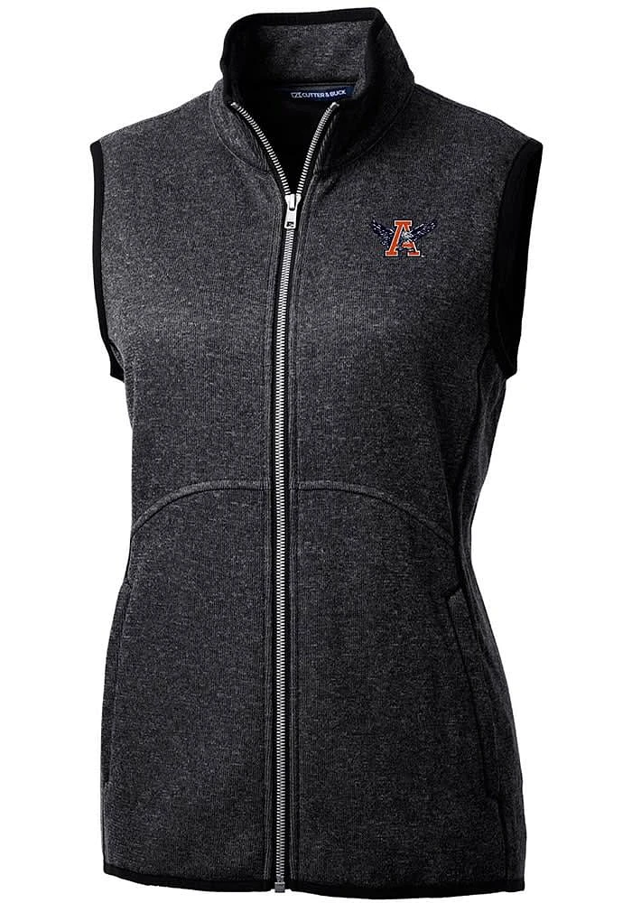 Cutter and Buck Auburn Tigers Womens Grey Vault Mainsail Vest