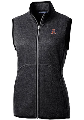 Cutter and Buck Auburn Tigers Womens Grey Vault Mainsail Vest