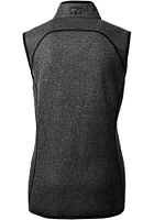 Cutter and Buck Baylor Bears Womens Grey Vault Mainsail Vest